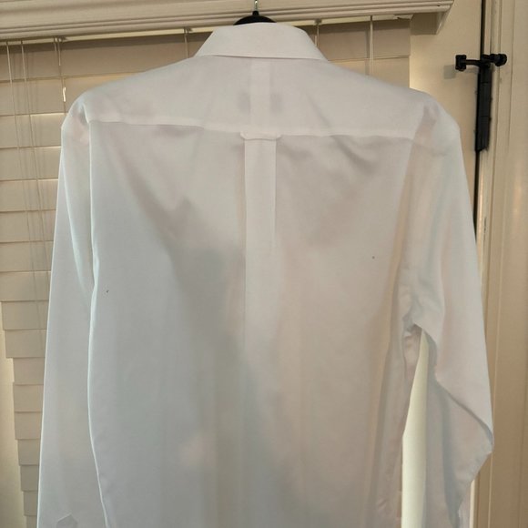 Joseph Abboud White Dress Shirt Spread Collar No Wrinkles Cotton - Picture 2 of 6